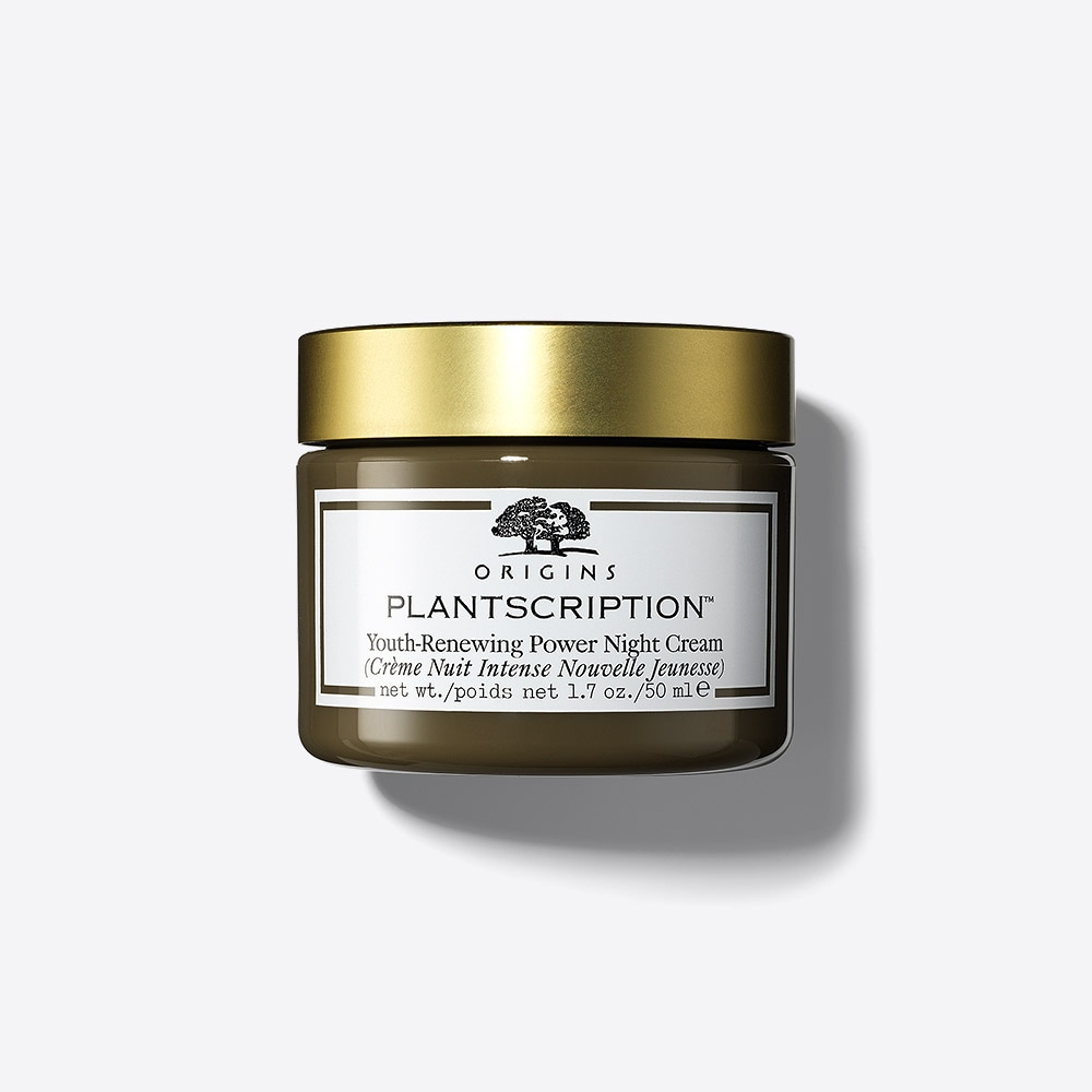 Origins Plantscription Youth-Renewing Power Night Cream For All Skin Types In White, Size: 50ml